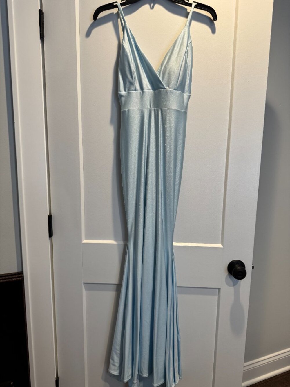Long blue Prom dress - Picture 5 of 5